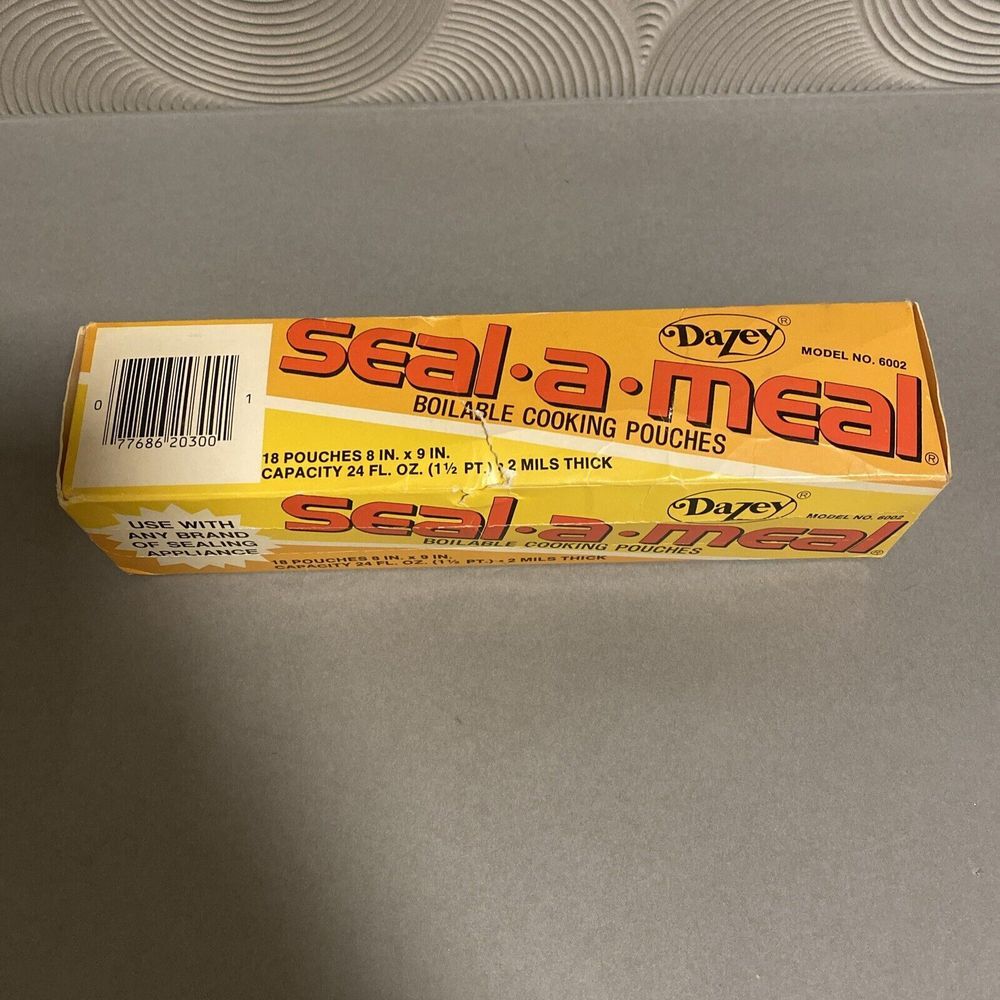 Dazey Seal A Meal Boilable Cooking Pouches - Vintage - unused